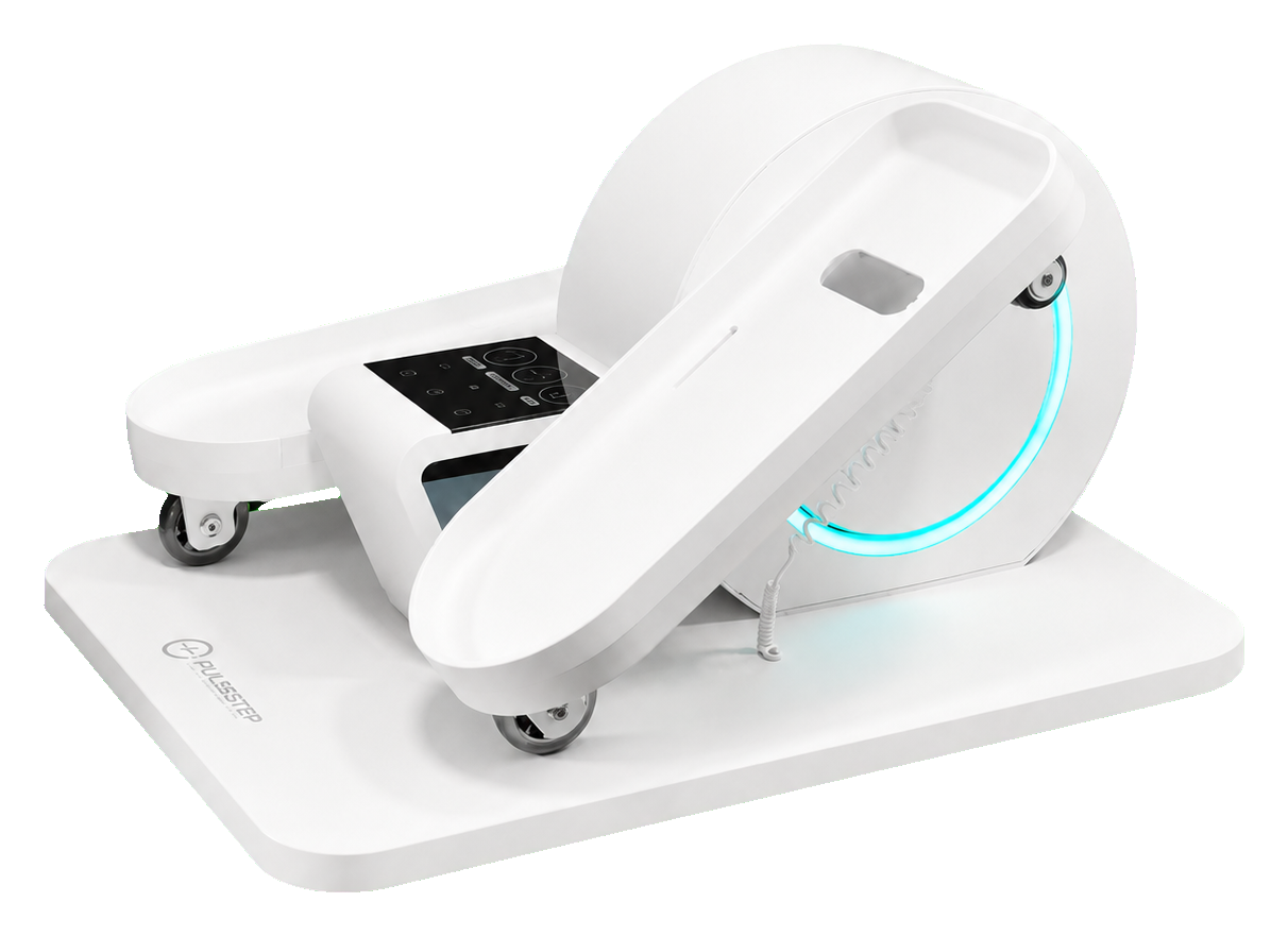 Pulse Step seated fitness trainer on a white background